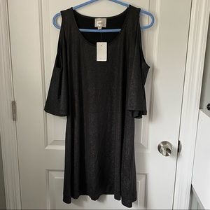 NWT ECI Cold Shoulder Dress Medium
